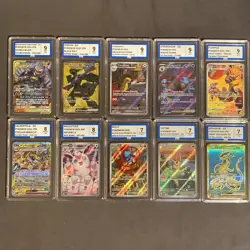 Pokemon Graded Bundle Of 10 Slabs - Image 1