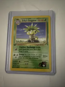 Erika's Exeggutor 44/132 1st Edition Uncommon Gym Heroes Pokemon NM 2000 WOTC - Image 1
