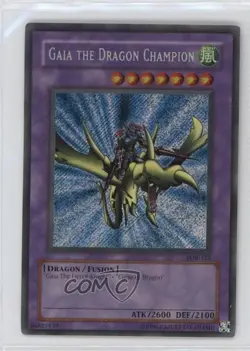 Gaia the Dragon Champion (SE) YuGiOh Legend of Blue Eyes White #LOB-125 2002 - Image 1