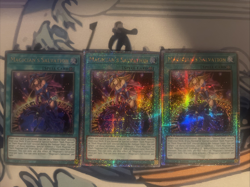 Yugioh Magician's Salvation Quarter Century Secret Rare RA01-EN068 x3 - Image 1