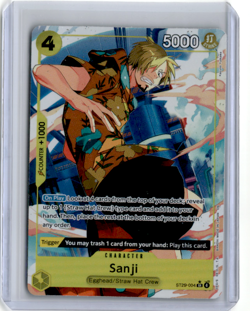 One Piece Sanji ST29-004 (ALT ART) SR Egghead Starter Deck English - Image 1