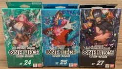 (6) ONE PIECE STARTER DECK SETS SHANKS BUGGY LUFFY BONNEY YAMATO TEACH ENGLISH - Image 2