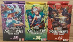 (6) ONE PIECE STARTER DECK SETS SHANKS BUGGY LUFFY BONNEY YAMATO TEACH ENGLISH - Image 3