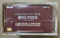 One Piece Paramount War Booster Box OP-02 Factory Sealed +acrylic case English - Image 3