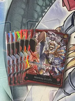 x1 Monkey.D.Luffy ST21-001 Starter Deck EX Gear 5 English One Piece Monkey Luffy - Image 1