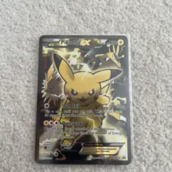 Pokemon TCG Pikachu EX XY124 Holo Promo Card - Image 1