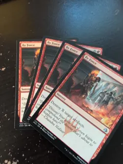 MTG magic cards 4x By Force Amonkhet NM-Mint, English Playset - Image 1