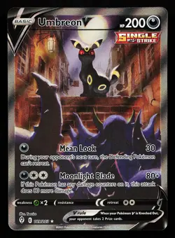 Umbreon V 189/203 Alternate Full Art Evolving Skies Pokemon Card - Image 1