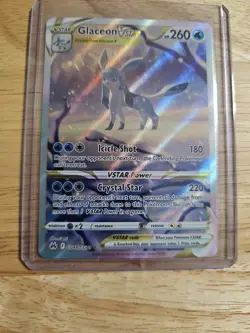 Glaceon VSTAR Crown Zenith: Galarian Gallery Holo Card GG40/GG70 NM Condition - Image 2