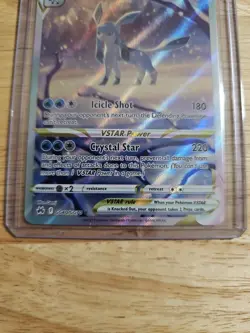 Glaceon VSTAR Crown Zenith: Galarian Gallery Holo Card GG40/GG70 NM Condition - Image 4