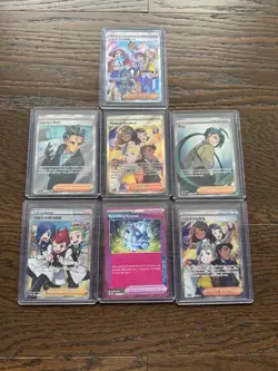 Pokemon TCG Trainer + Pokemon Tool Lot Of 7 English / Japanese / Chinese Cards - Image 1
