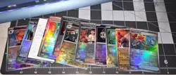 Lot Of 10 Prismatic Evolutions Pokeball Pattern TCG card Holo Foil Free shipping - Image 1