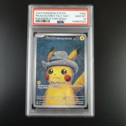 PSA 10 Pikachu with Grey Felt Hat SVP 085 Pokemon Van Gogh Graded Card - Image 1