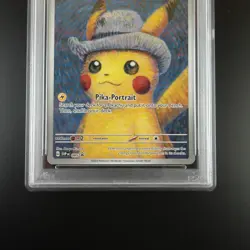 PSA 10 Pikachu with Grey Felt Hat SVP 085 Pokemon Van Gogh Graded Card - Image 3