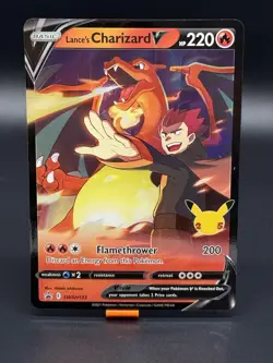 Pokemon: Lance's Charizard V SWSH133 - Sword & Shield Black Star Promo Card - Image 1