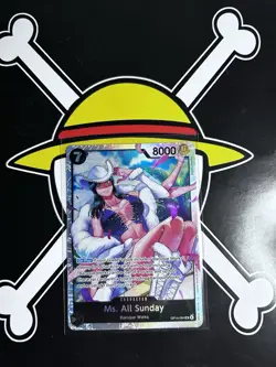 Ms. All Sunday Op14-084 One Piece Card Game English TCG Super Rare - Image 1