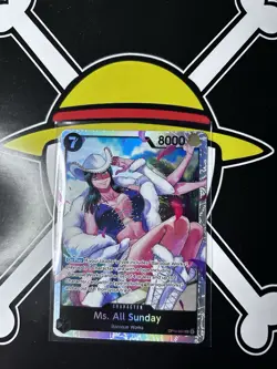 Ms. All Sunday Op14-084 One Piece Card Game English TCG Super Rare - Image 2