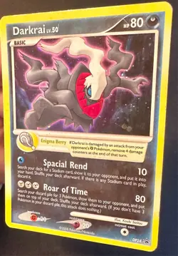 Darkrai DP24 D&P Black Star Promo Pokemon Card Kouki Saitou Art Cosmos Holo - Mp - Image 2