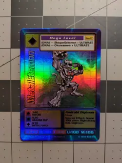 MetalEtemon Digimon Digi Battle Foil BO-27 1999 Bandai CCG Card - Image 1