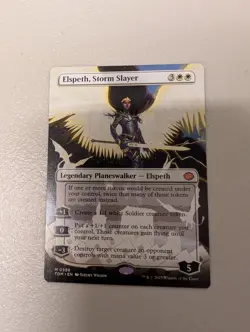 Elspeth, Storm Slayer (Borderless) Tarkir: Dragonstorm Regular - Image 1