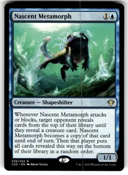 Nascent Metamorph Commander 2020 Regular MTG NM - Image 1