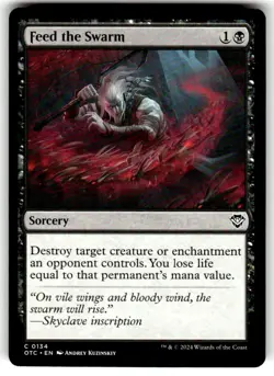 Feed the Swarm Commander: Outlaws of Thunder Junction Regular MTG - Image 1