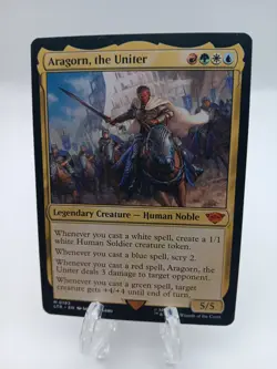 Aragorn, the Uniter MTG Lord of the Rings: Tales of Middle Edges M 0192 Non-Foil - Image 2