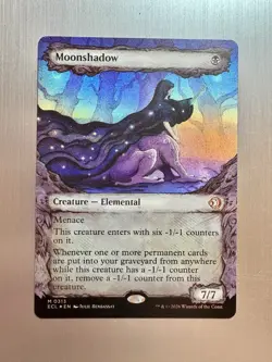 Moonshadow - 313 - MTG: Lorwyn Eclipsed - Fable Frame - Showcase - Mythic - FOIL - Image 1