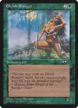 1x Elvish Ranger - Alliances MTG NM EDH Magic - MTG_Dom Terese Nielsen - Image 1