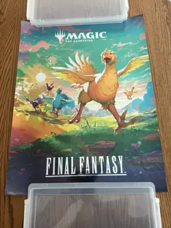 Chocobo Racing Poster and Pin Set Final Fantasy x MTG Square Enix Promo - Image 2
