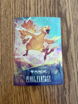 Chocobo Racing Poster and Pin Set Final Fantasy x MTG Square Enix Promo - Image 4