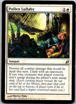 Magic the Gathering Pollen Lullaby Lorwyn MTG Free Shipping! - Image 1