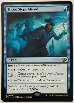 MTG Three Steps Ahead-Outlaws of Thunder Junction NM-M - Image 1