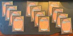 MTG Magic the Gathering Alternate 4th Edition Land Lot (12) Forest, Swamp, Plain - Image 2