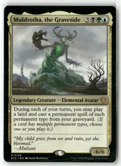 Muldrothra, The Gravetide MTG Magic Commander Lorwyn Eclipsed Regular - Image 1