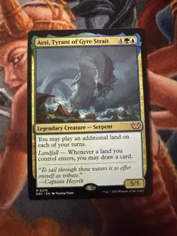 Aesi, Tyrant of Gyre Strait - 210 - NM - Commander: Duskmourn - MTG - Image 1