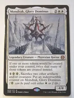 Mondrak, Glory Dominus NM Phyrexia: All Will Be One 2023 Expansion/Mythic #23 - Image 1
