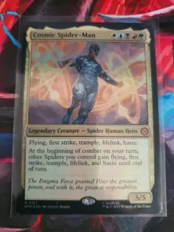 MTG Marvel Spider-Man - Cosmic Spider-Man - Mythic - 0127 NM Foil - Image 1