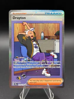 Drayton 172/131 Prismatic Evolutions Special Illustration Rare Pokemon TCG NM - Image 1