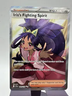 Iris’s Fighting Spirit Journey Together Full Art JTG 180/159 Pokemon TCG NM - Image 1