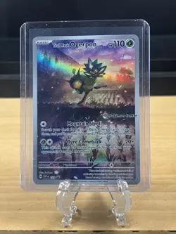 Pokemon TCG Teal Mask Ogerpon Pokemon Center Stamp Promo Twilight Mascarade - Image 1