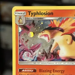 TYPHLOSION COSMOS HOLO #42 Pokemon Lost Thunder - Australia Exclusive Promo - LP - Image 5