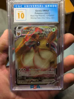 Eevee VMAX black Star Promos CGC Perfect 10 2021 Pokemon Shining Fates POP 4!💎 - Image 1