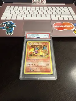 2016 POKEMON XY EVOLUTIONS #11 CHARIZARD-HOLO PSA 8 - Image 1