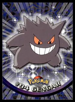 1999 Topps Pokemon - TV Animtion Edition - Gengar Blue Logo Non HOLO #94 - Image 2