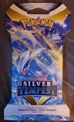 Silver Tempest Sleeved Booster Pack Sword&Shield Pokemon TCG *NEW* - Image 3