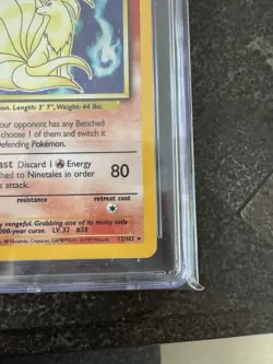 Ninetales Pokemon (1999) Base Set - 12/102 Holo CGC MINT+ 9.5 - Image 5