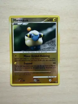 Pokemon TCG Mareep Reverse Holo 82/127 Pokemon Platinum - Image 1