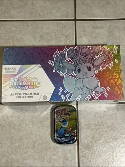 Pokemon Scarlet and Violet Prismatic Evolutions + Tin - Image 1