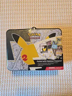 Pokemon Celebrations 25th Anniversary Collectors Chest Lunch Box Tin Sealed - Image 1
